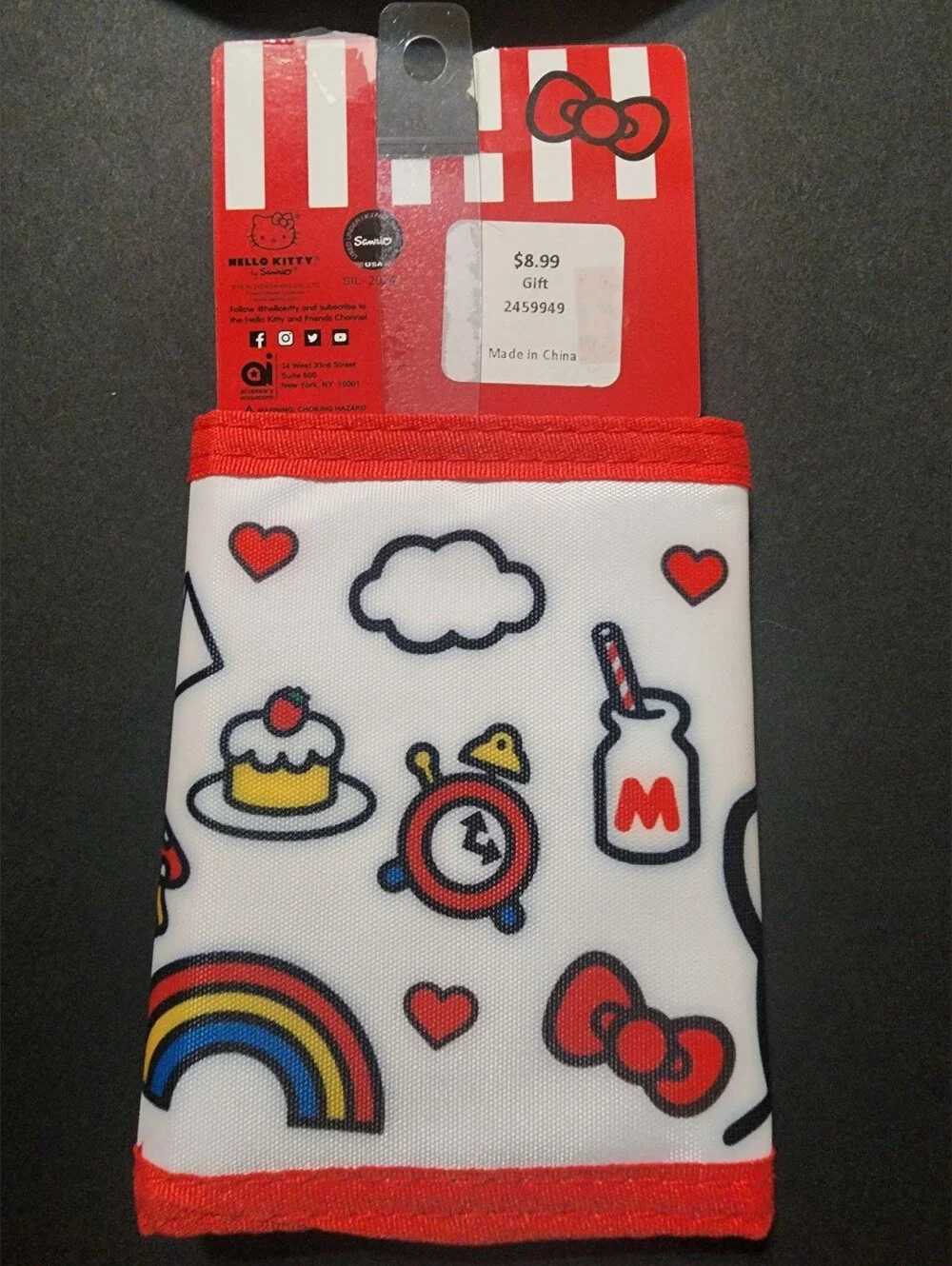 Hello Kitty 3-Piece Set - Plush Handbag, Wallet & Coin Pouch- NWT - Picture 5 of 6